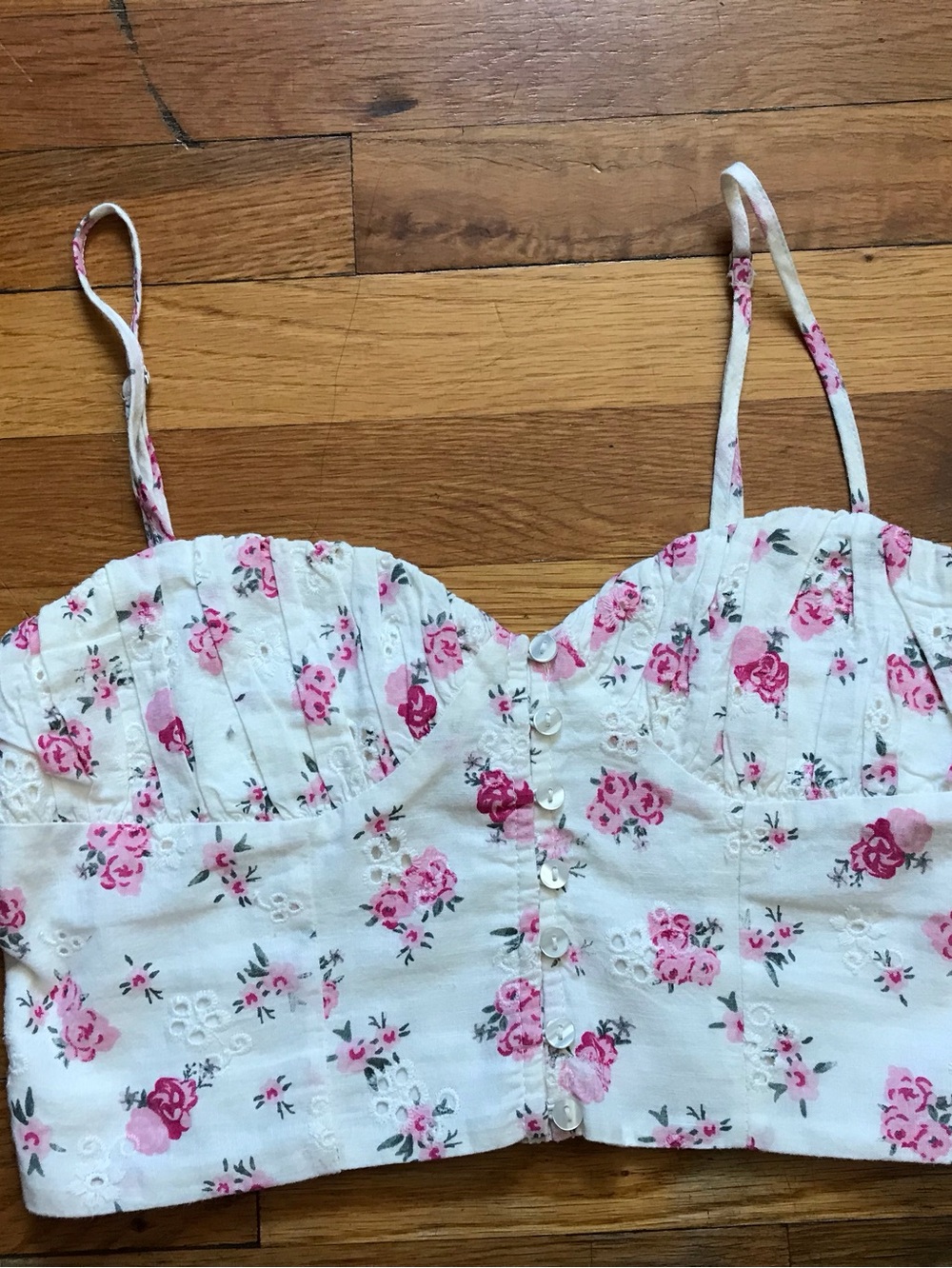 Zara Tank Top Women’s SZ M Floral Pink Great Condition